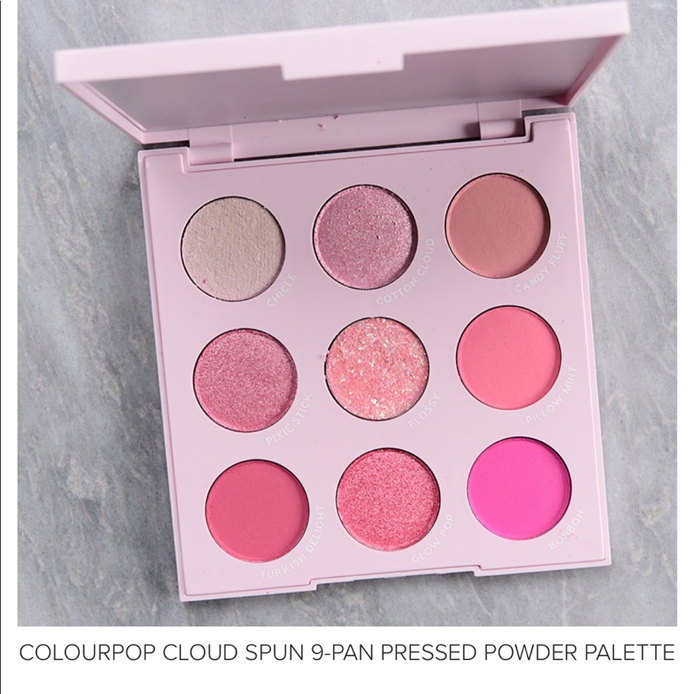 ColourPop Cloud Spun 9-Pan Pressed Powder Palette NIB